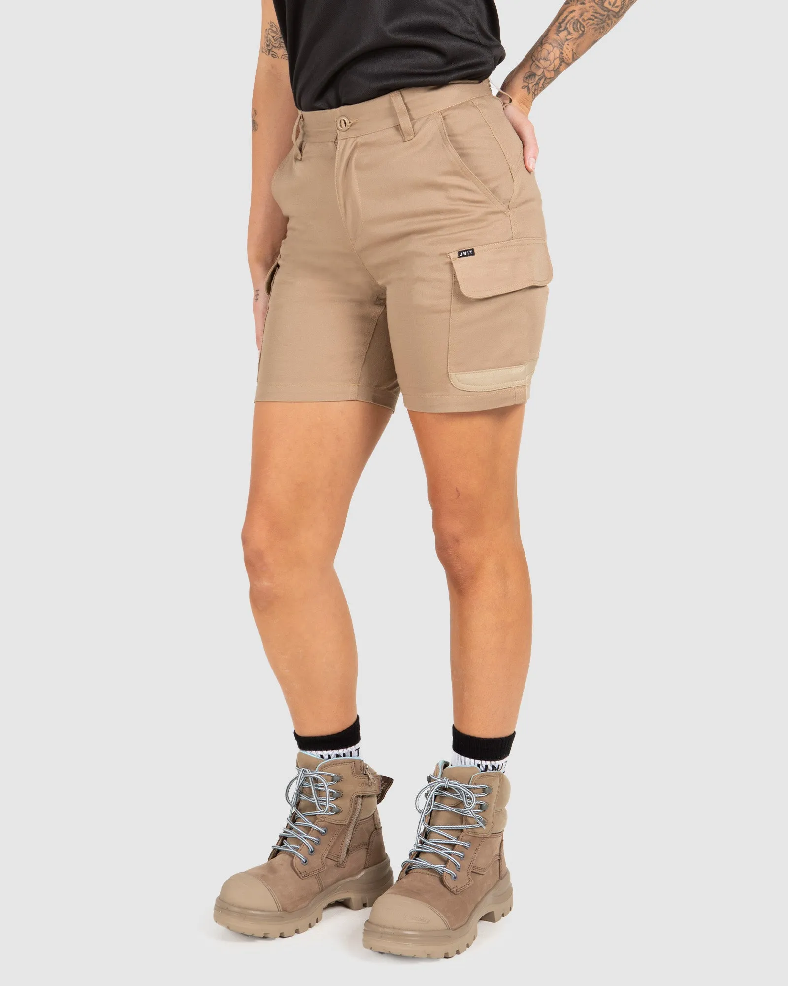 UNIT Ladies Workwear Staple Cargo Shorts