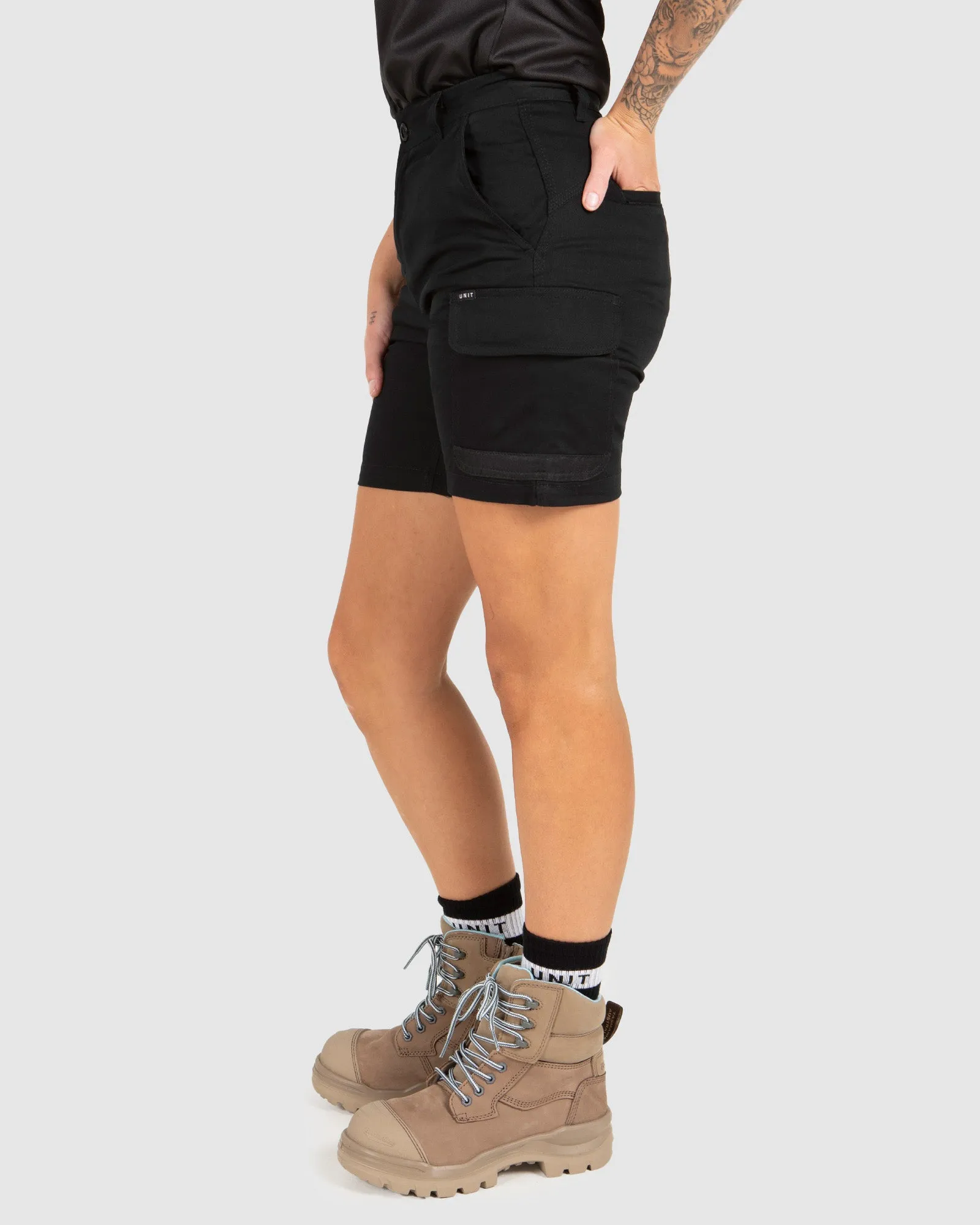 UNIT Ladies Workwear Staple Cargo Shorts