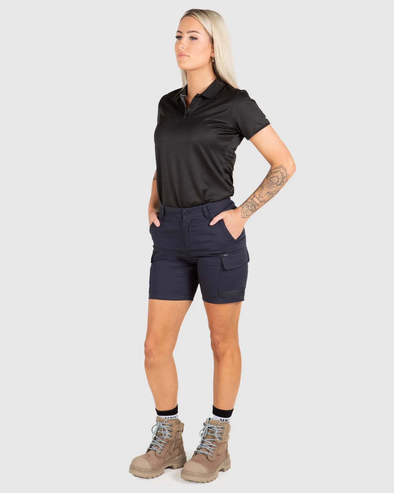 UNIT Ladies Workwear Staple Cargo Shorts