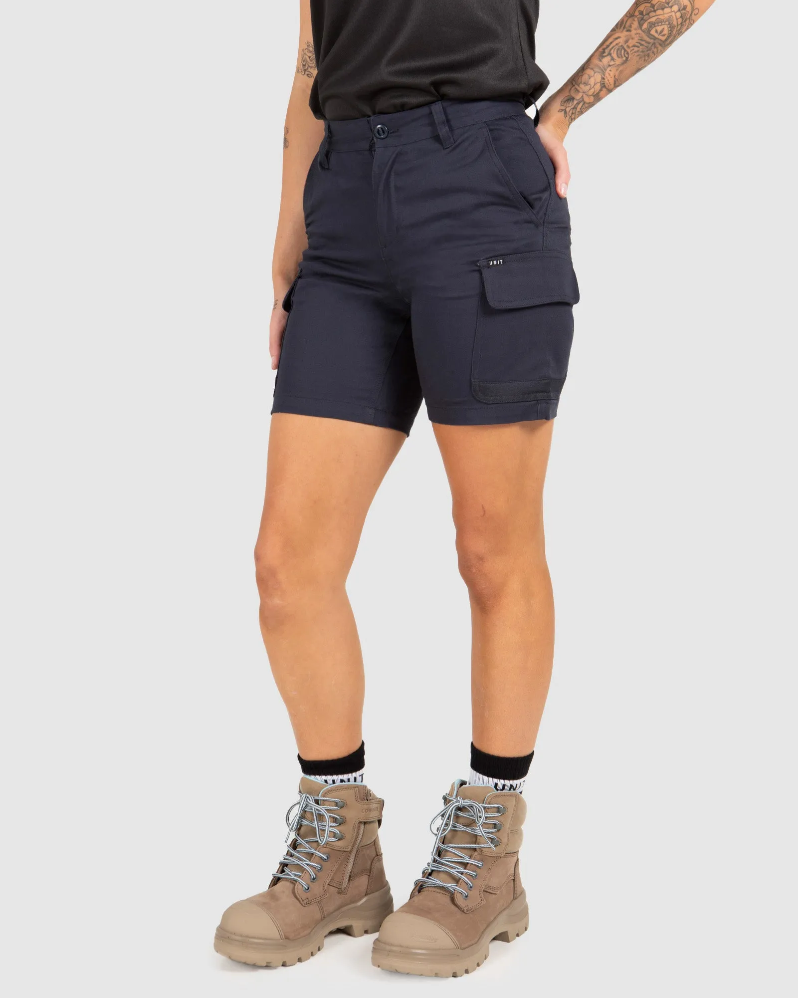 UNIT Ladies Workwear Staple Cargo Shorts