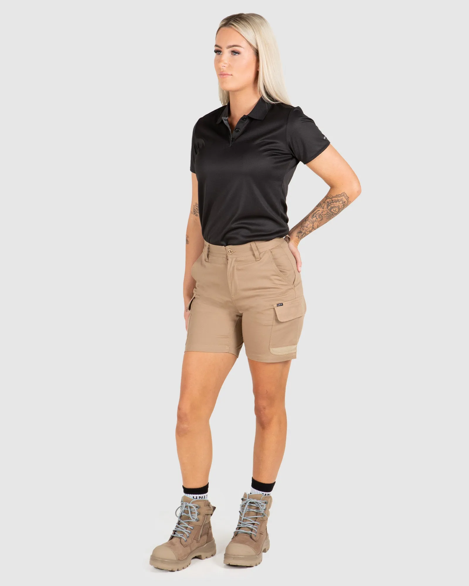 UNIT Ladies Workwear Staple Cargo Shorts