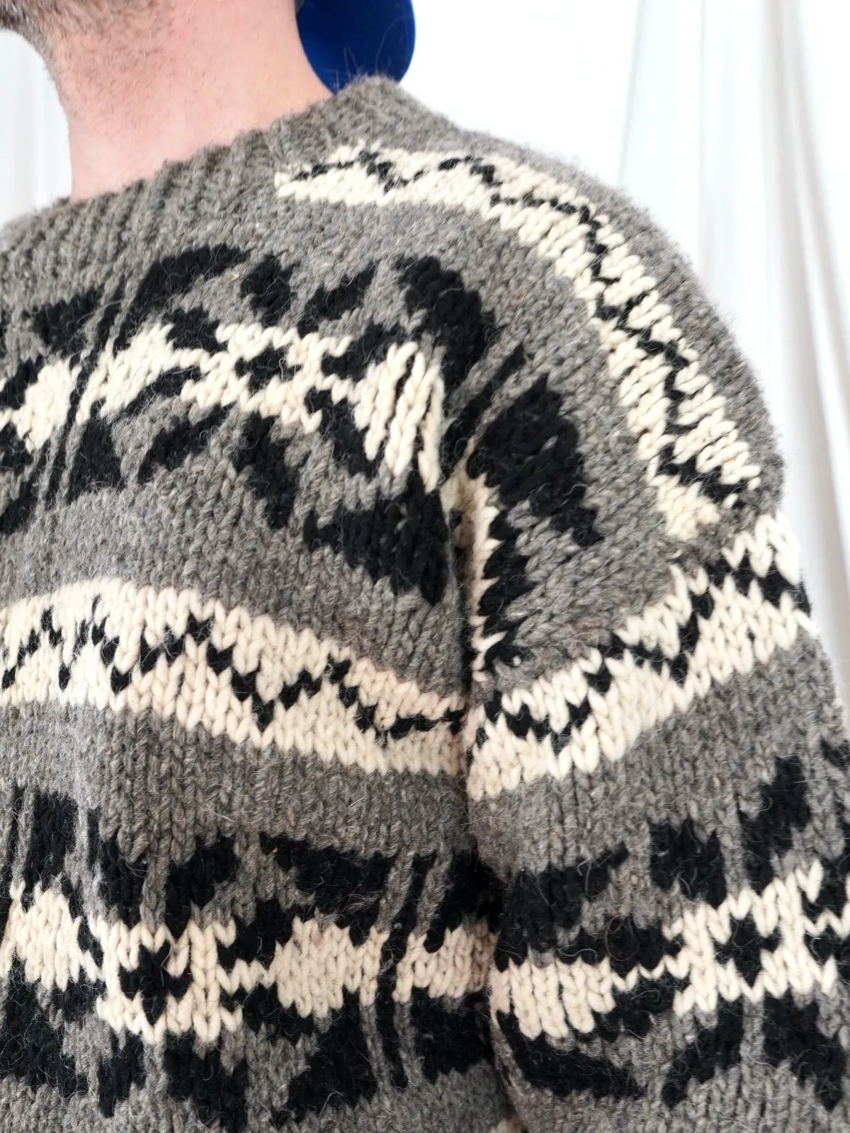 Vintage Chunky Knit Wool Sweater