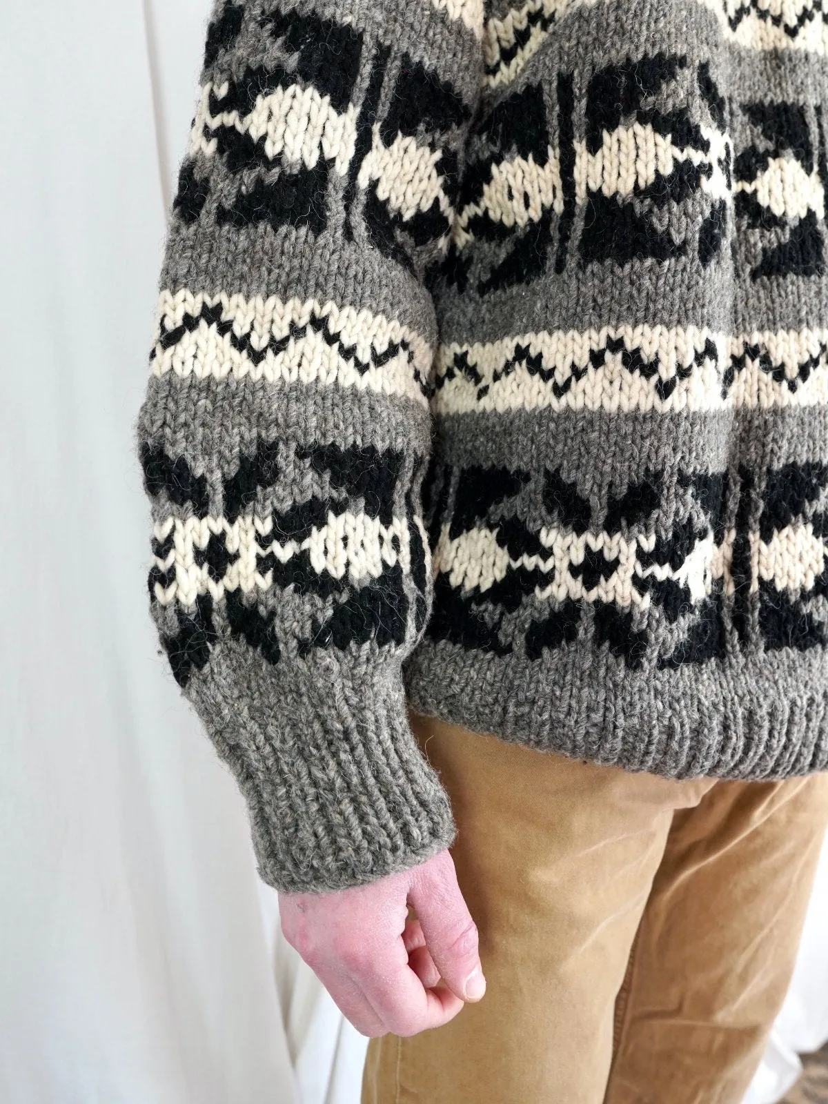 Vintage Chunky Knit Wool Sweater