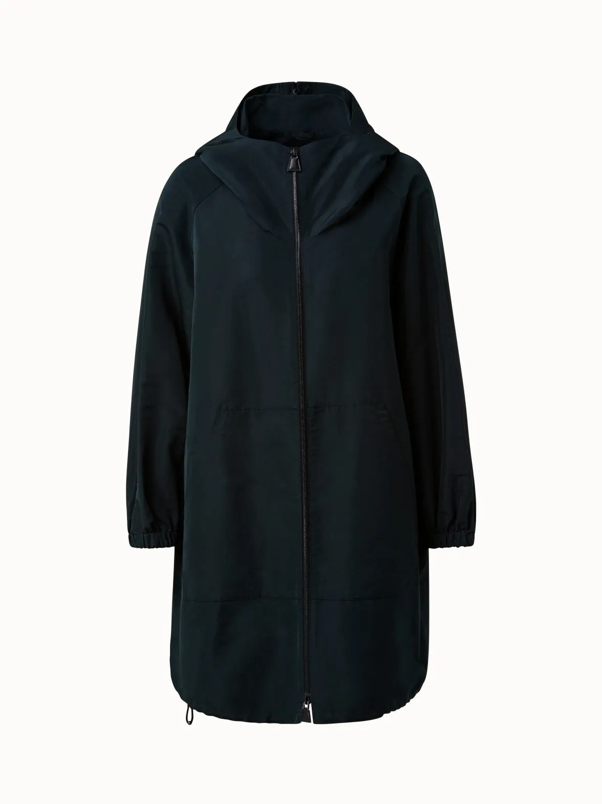 Water-Repellent Silk Taffeta Parka