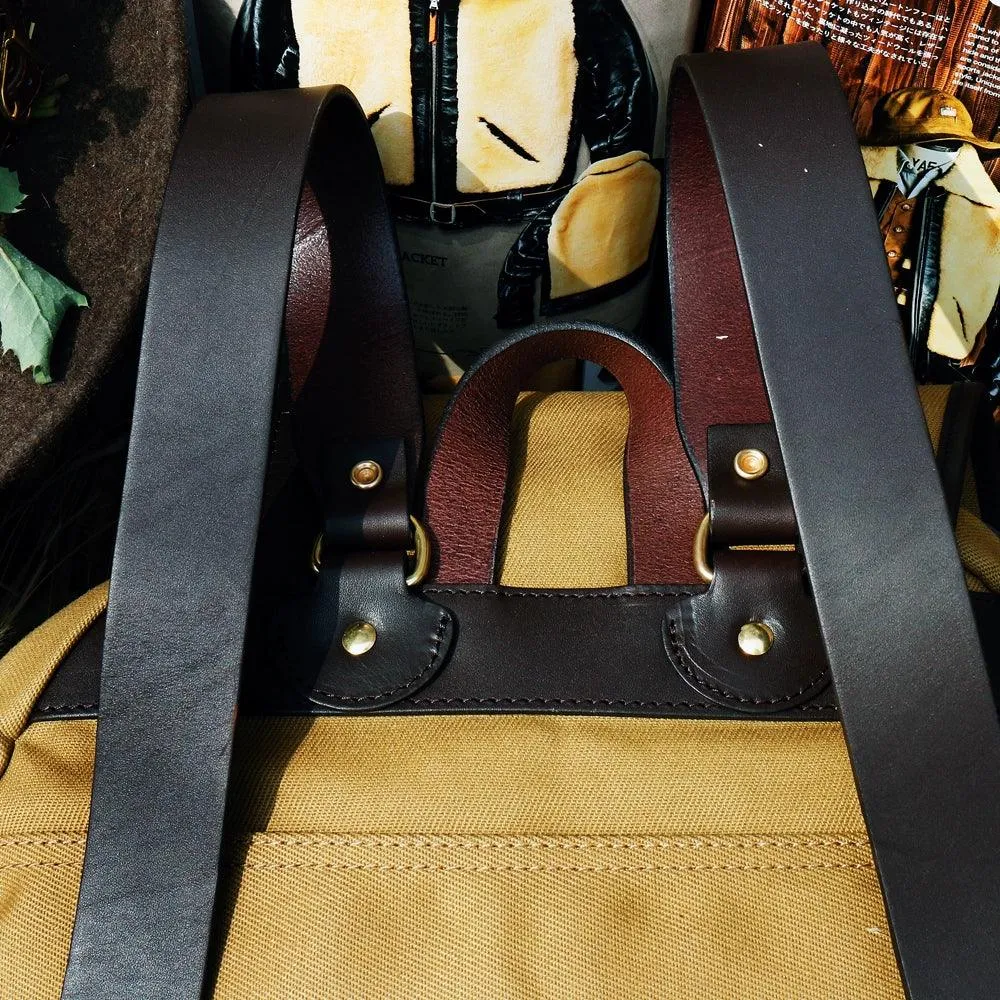 WAXED CANVAS HANDBAG WHAMER