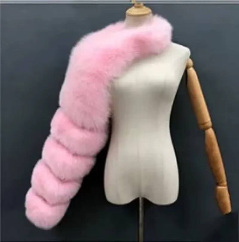 Wholesale fur shawl coat faux fur fashion women's wear（CL9616）