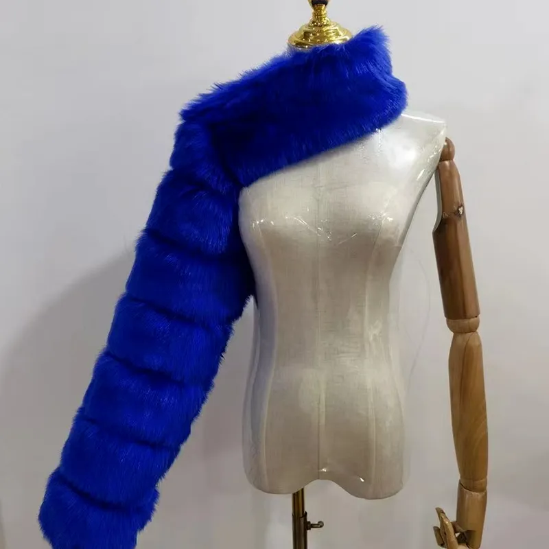 Wholesale fur shawl coat faux fur fashion women's wear（CL9616）