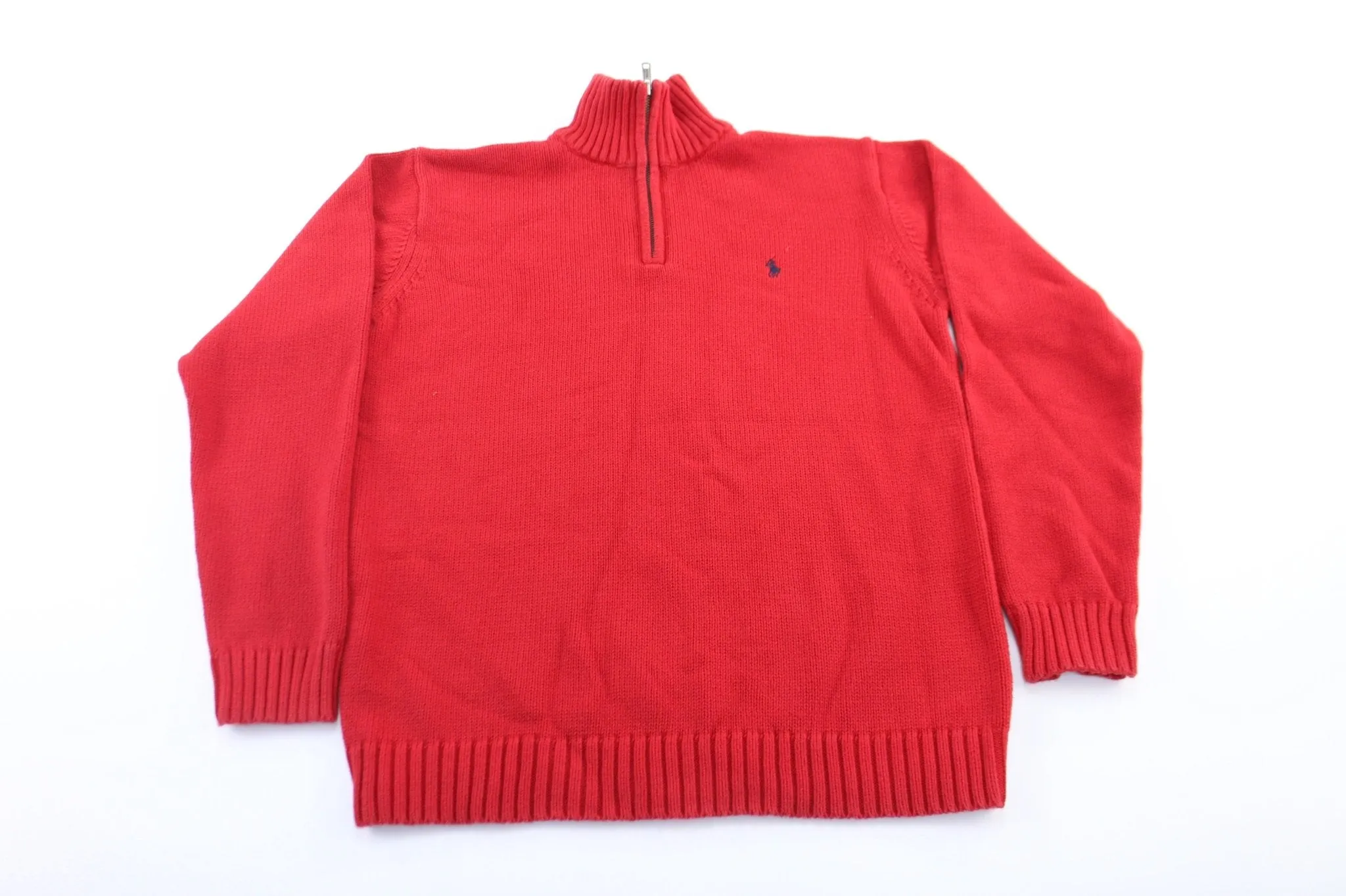 Youth Polo by Ralph Lauren Embroidered Logo Red Sweater