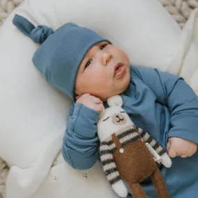 Zak & Zoé - Bonnet Nouveau-Né||Zak & Zoé - Newborn Knotted Hat