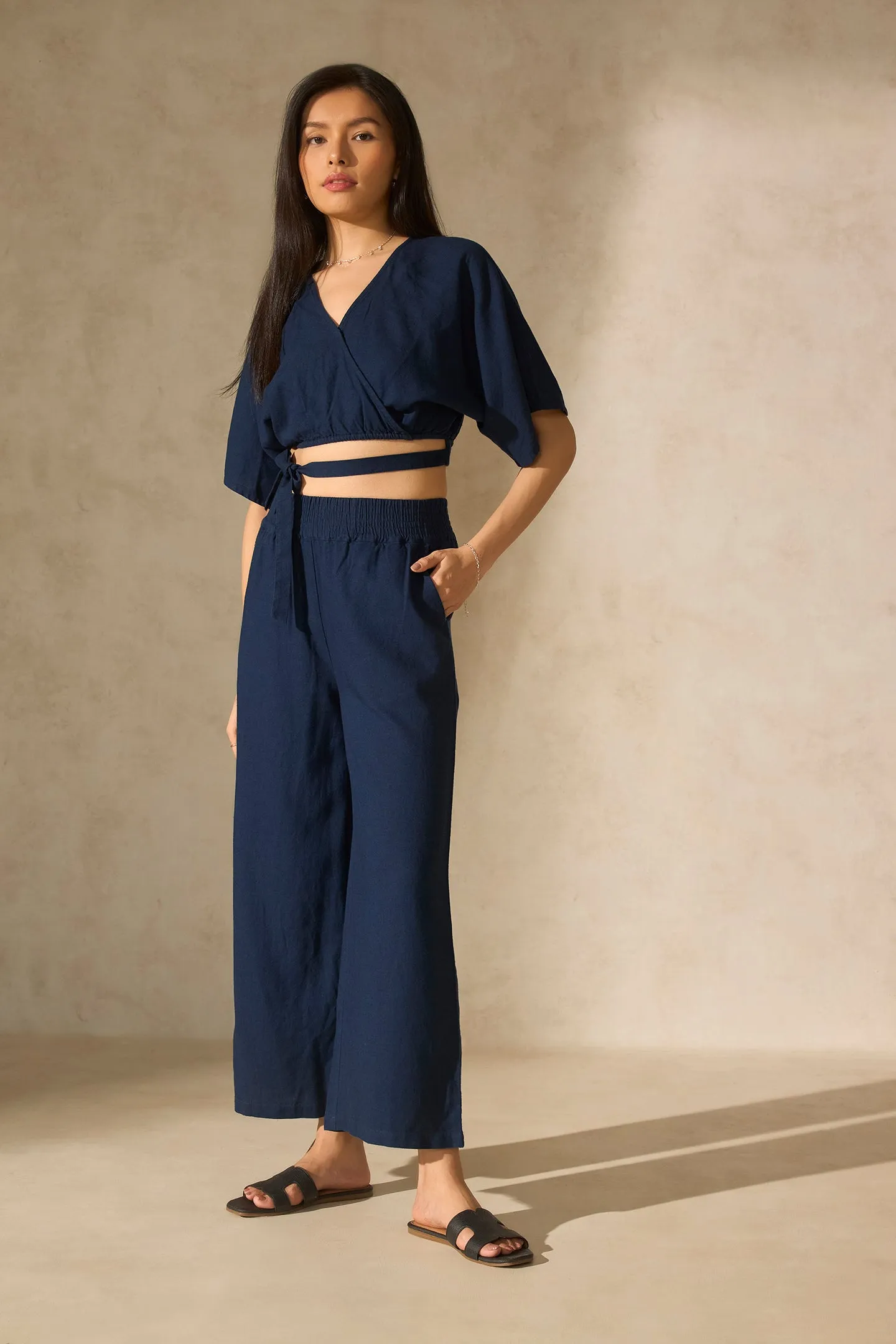 Zephyr|Linen Blend Co-ord Set