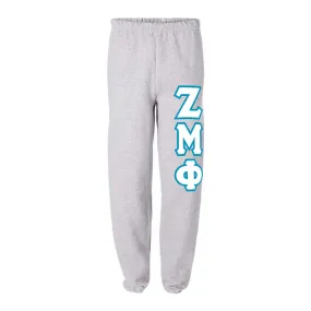 Zeta Mu Phi Sorority Sweatpants - TWILL